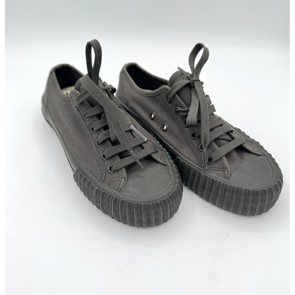 PF Flyers Grounder Shoes Sneakers Mono Charcoal Gray Low‎  Mens 5.5  Womens 7